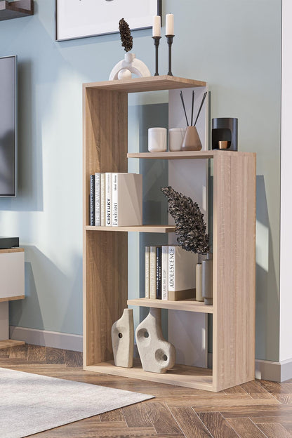 Βιβλιοθήκη Δρυς Sonomo 29x125x70 εκ 462MSR1422