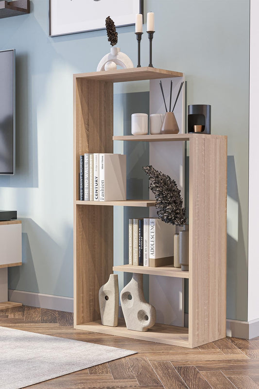 Βιβλιοθήκη Δρυς Sonomo 29x125x70 εκ 462MSR1422