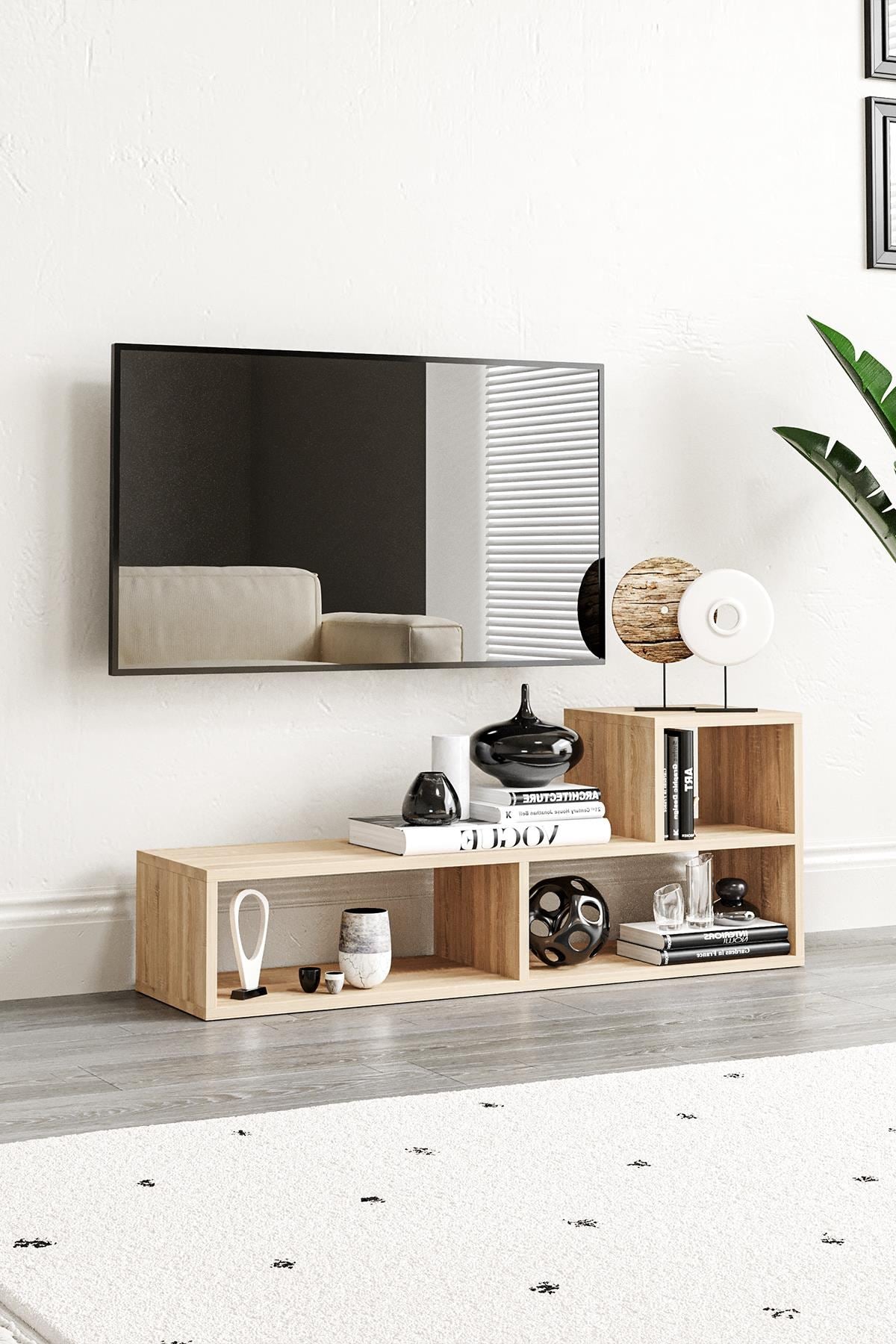 Έπιπλο Τηλεόρασης TV Βάση Σύνθεση Sonomo Δρυς | 462MSR1502
