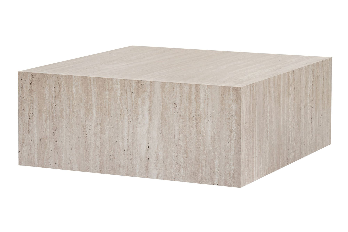 Τραπεζάκι Σαλονιού Travertine 90 x 90 x 35 εκ GR467NRD1102