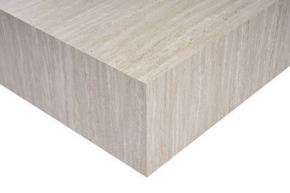 Τραπεζάκι Σαλονιού Travertine 90 x 90 x 35 εκ GR467NRD1102