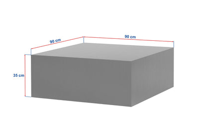 Τραπεζάκι Σαλονιού Travertine 90 x 90 x 35 εκ GR467NRD1102