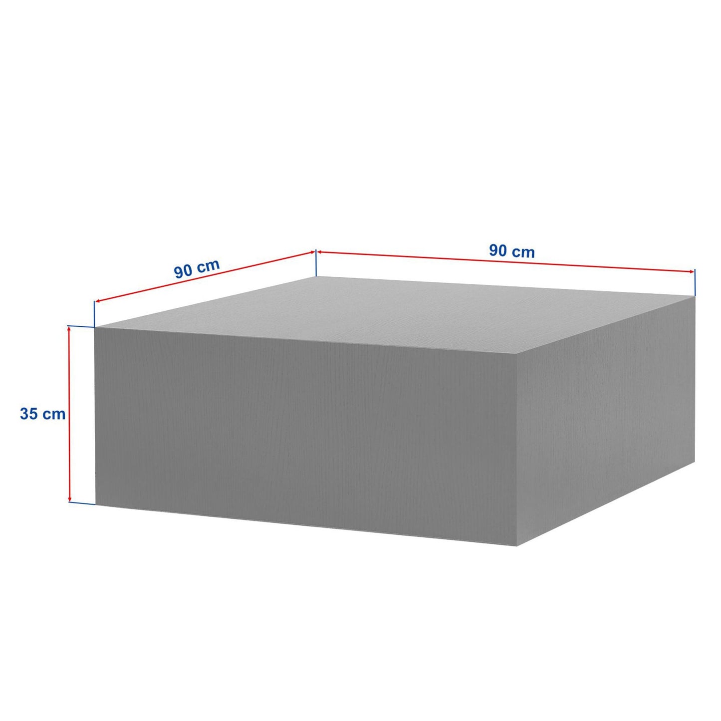Τραπεζάκι Σαλονιού Δρυς Sapphire 90 x 90 x 35 εκ GR467NRD1103