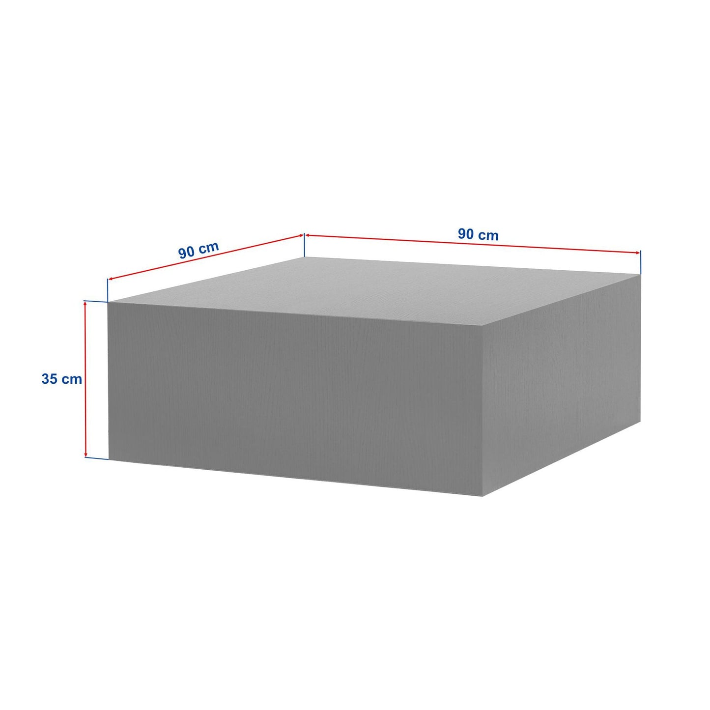 Τραπεζάκι Σαλονιού Venezia Καρυδί 90 x 90 x 35 εκ GR467NRD1104