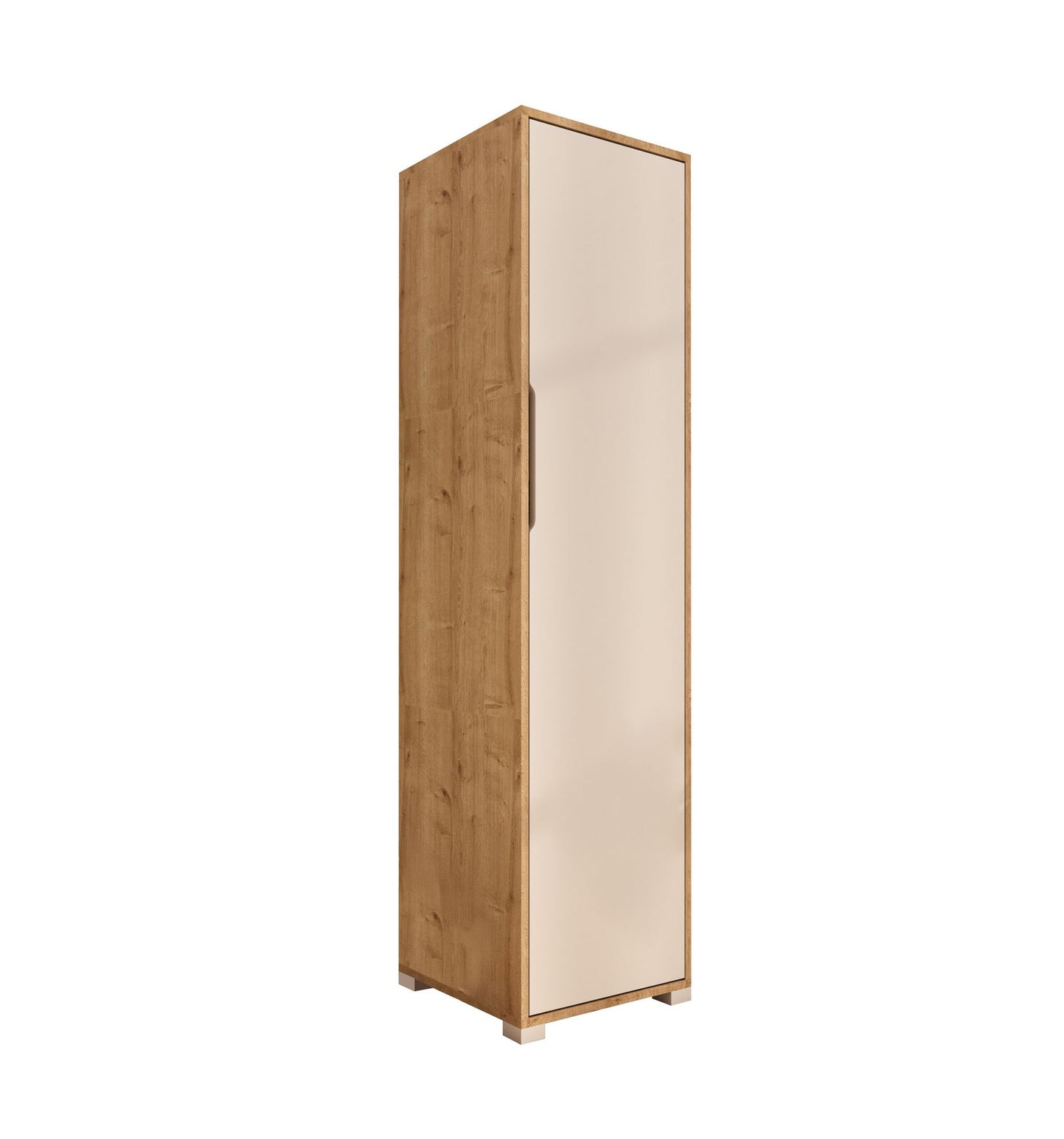 Ντουλάπα 47x183x45 εκ Sapphire Oak White 469ORN1103