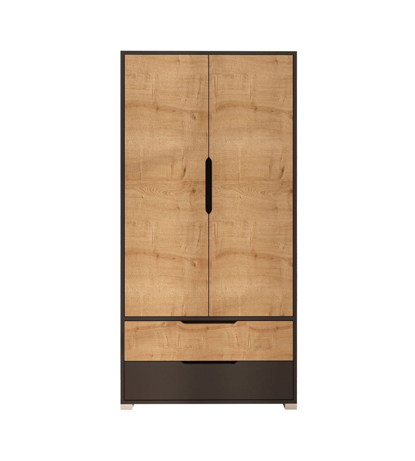 Ντουλάπα 90x183x45 εκ Anthracite Sapphire Oak 469ORN1105