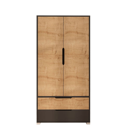 Ντουλάπα 90x183x45 εκ Anthracite Sapphire Oak 469ORN1105