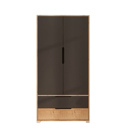 Ντουλάπα 90x183x45 εκ Sapphire Oak Anthracite 469ORN1106