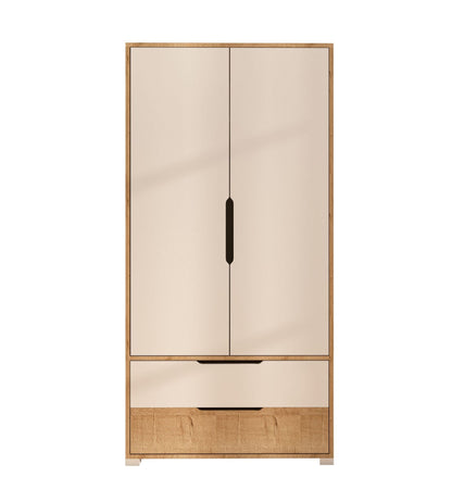 Ντουλάπα 90x183x45 εκ Sapphire Oak White 469ORN1108