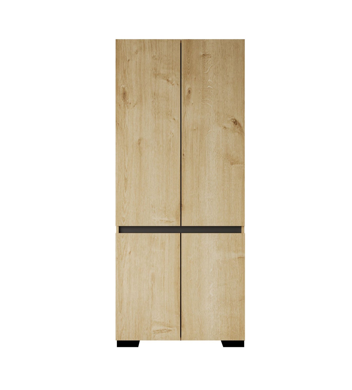 Ντουλάπα 90x210x52 εκ Sapphire Oak Anthracite 469ORN1113