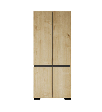 Ντουλάπα 90x210x52 εκ Sapphire Oak Anthracite 469ORN1113
