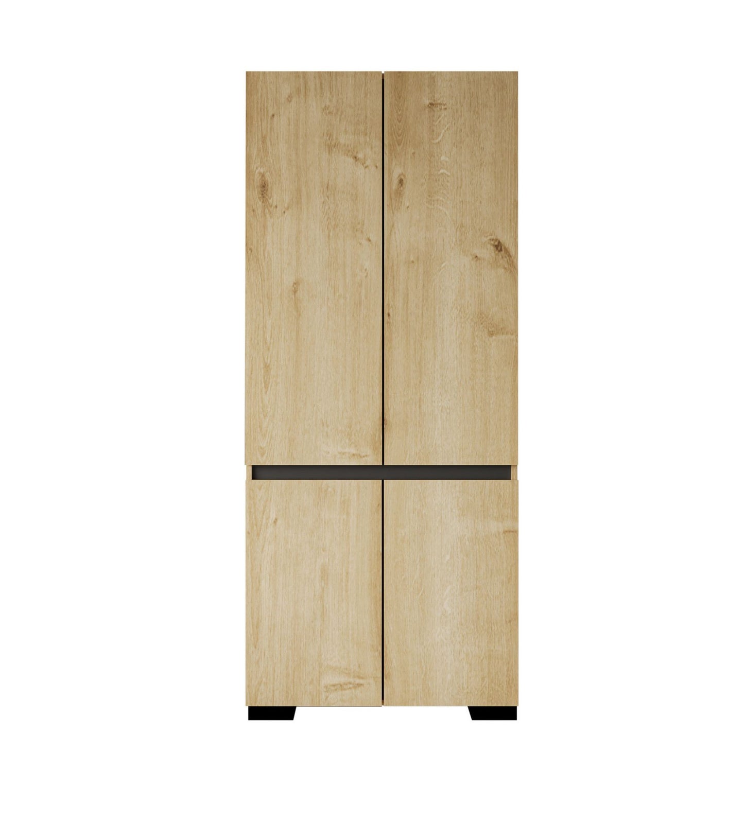 Ντουλάπα 90x210x52 εκ Sapphire Oak Anthracite 469ORN1114