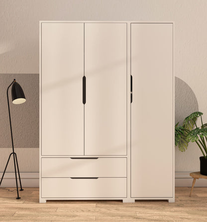 Ντουλάπα 137x183x45 εκ Λευκό 469ORN1118