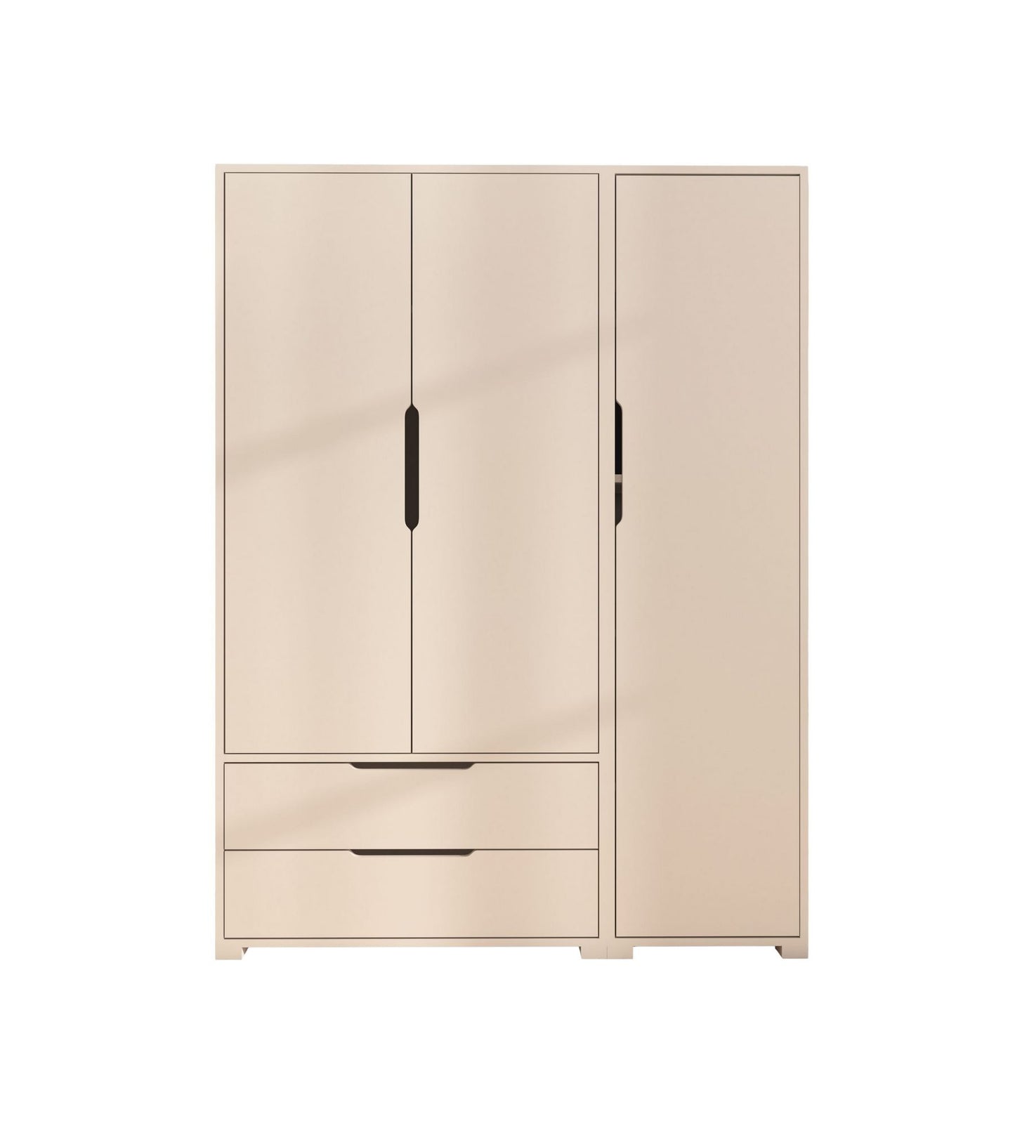 Ντουλάπα 137x183x45 εκ Λευκό 469ORN1118