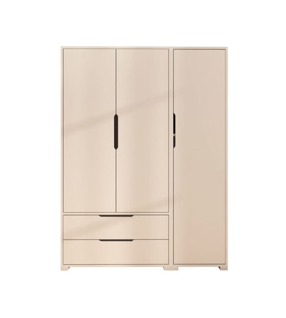Ντουλάπα 137x183x45 εκ Λευκό 469ORN1118