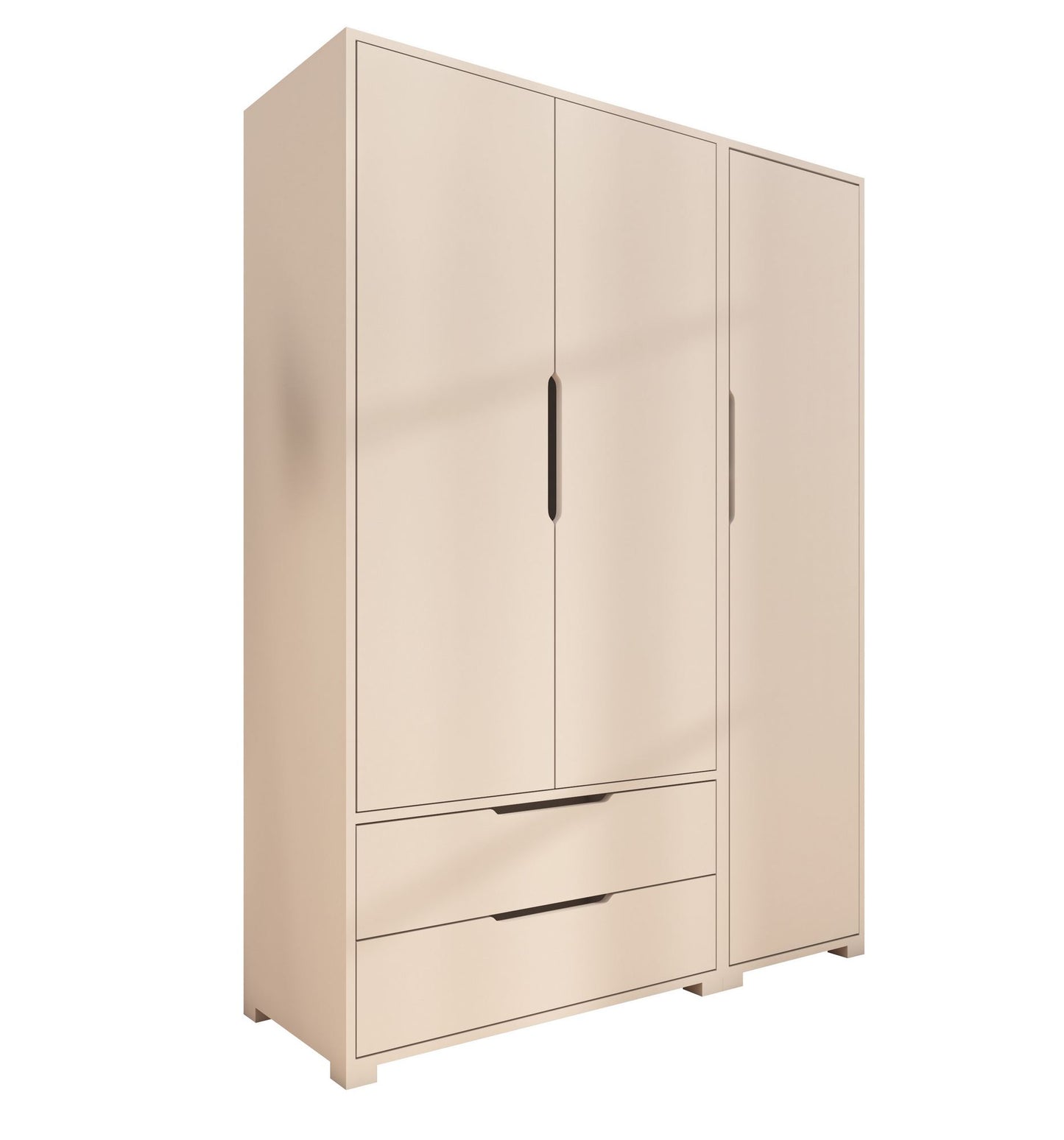 Ντουλάπα 137x183x45 εκ Λευκό 469ORN1118