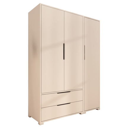 Ντουλάπα 137x183x45 εκ Λευκό 469ORN1118