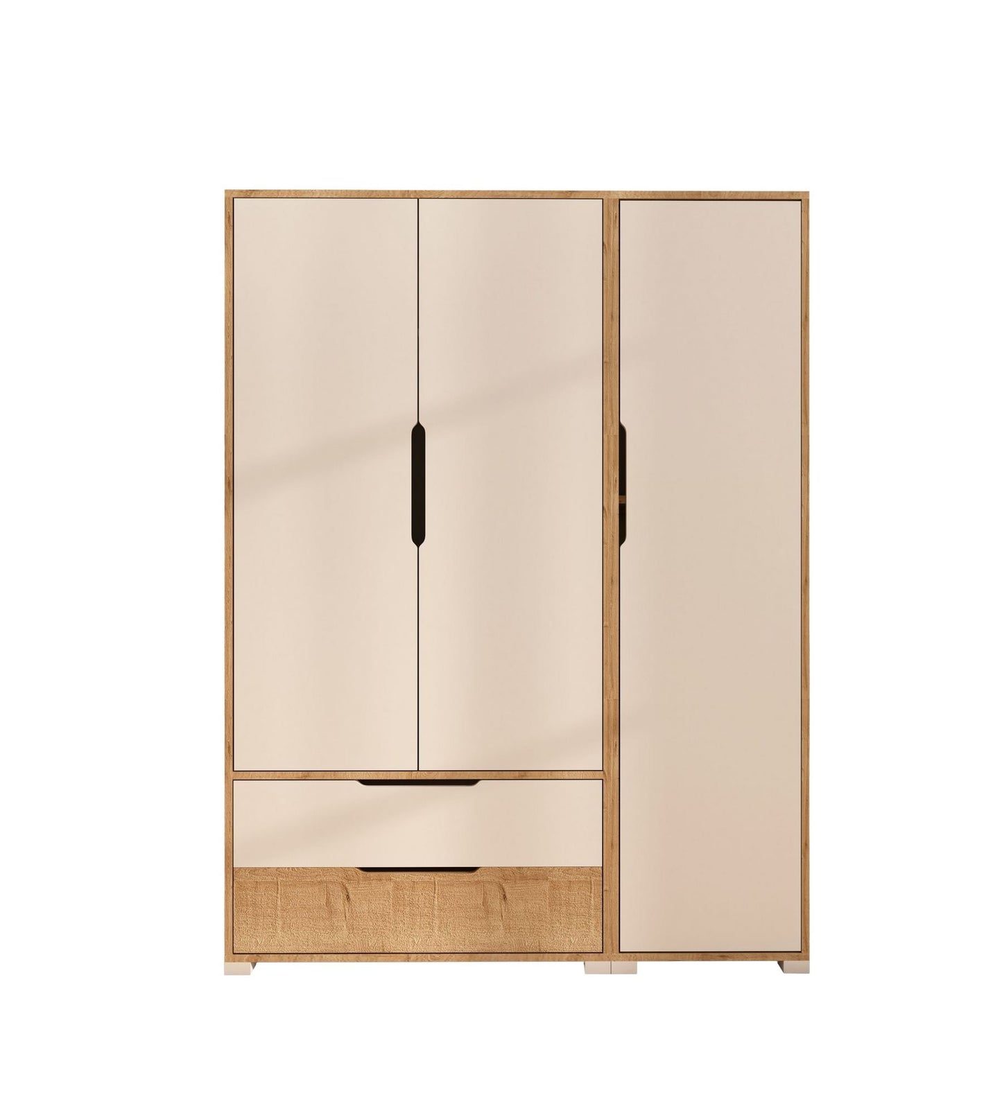Ντουλάπα 137x183x45 εκ Sapphire Oak White 469ORN1119