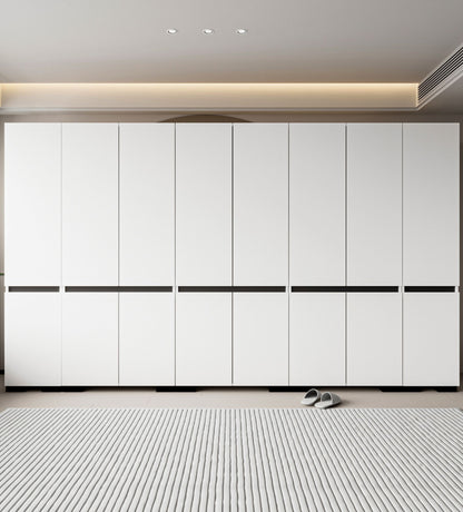 Ντουλάπα 360x210x52 εκ White Anthracite 469ORN1131