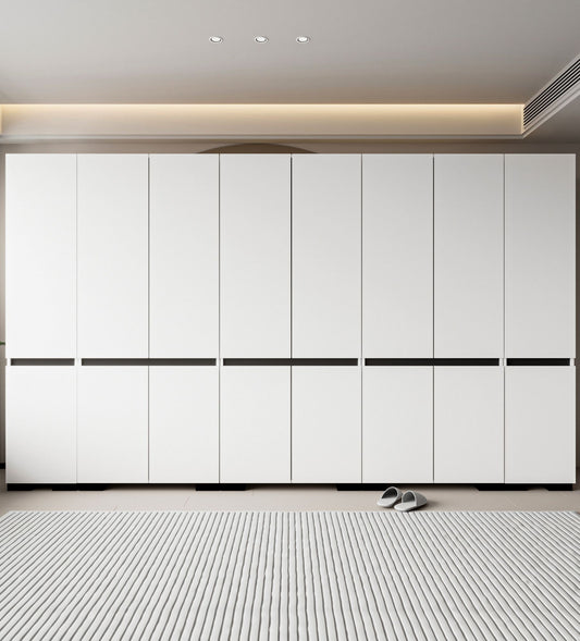 Ντουλάπα 360x210x52 εκ White Anthracite 469ORN1131