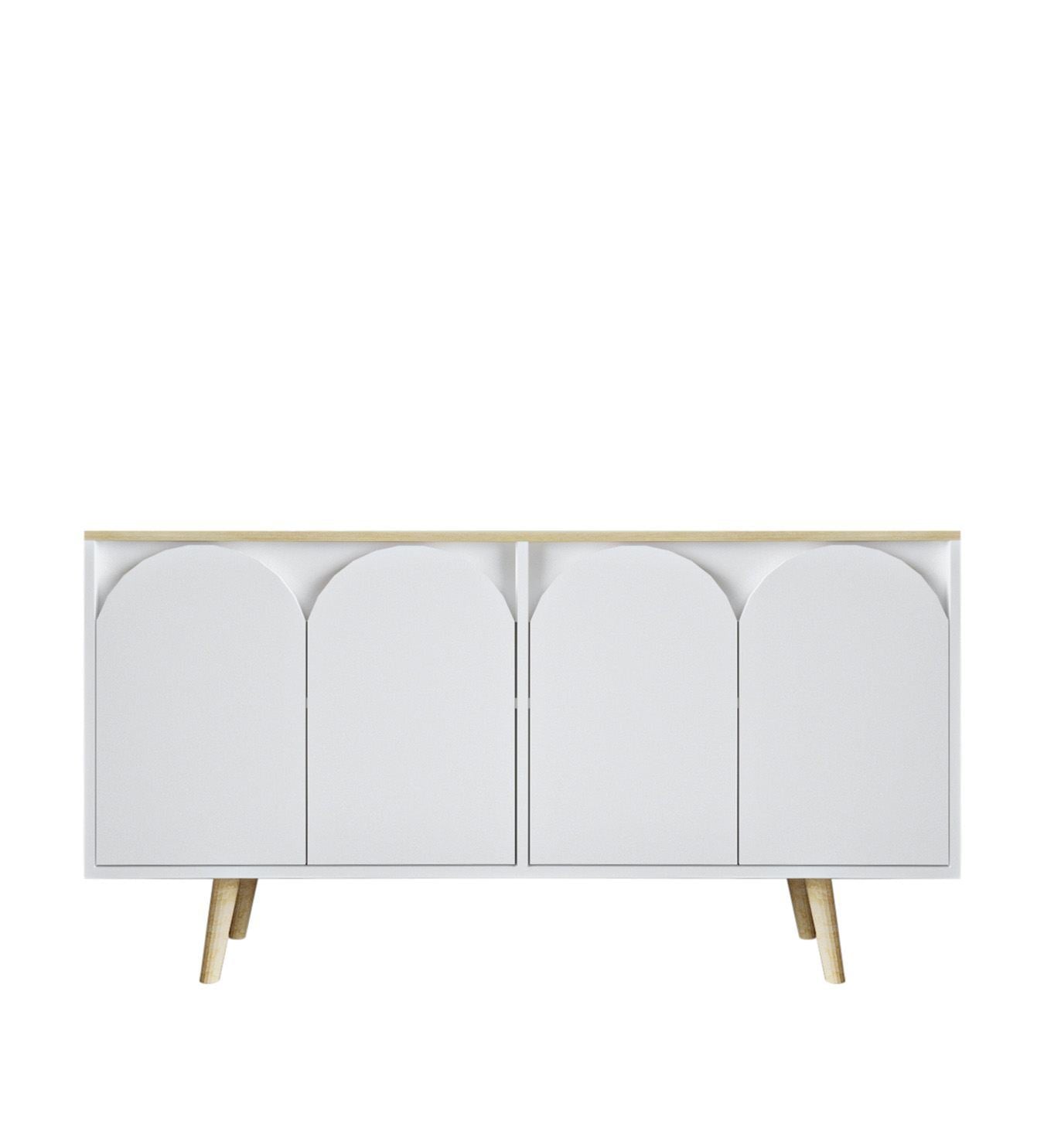Μπουφές Sapphire Δρυς
Λευκό 150x45x80cm | 469ORN1518