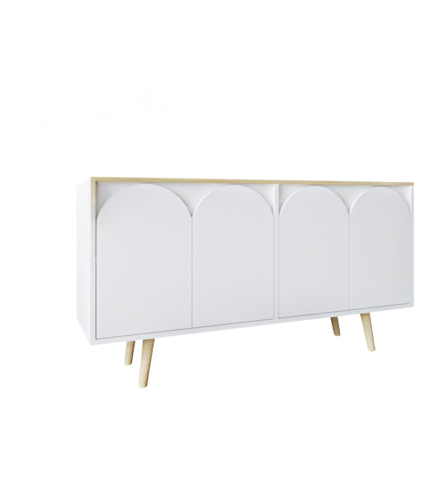 Μπουφές Sapphire Δρυς
Λευκό 150x45x80cm | 469ORN1518