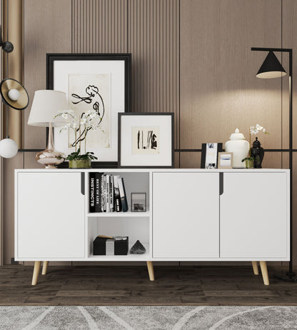 Κονσόλα Μπουφές 180x80x45 εκ Λευκό 469ORN1526