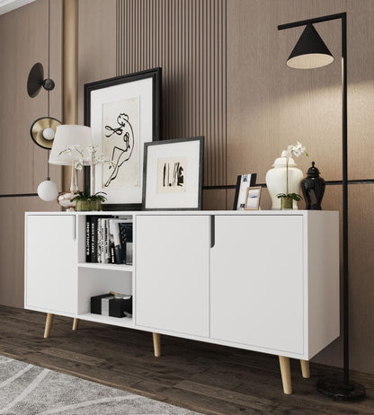 Κονσόλα Μπουφές 180x80x45 εκ Λευκό 469ORN1526