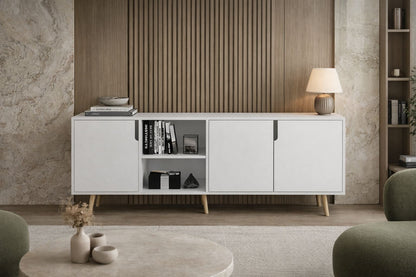 Κονσόλα Μπουφές 180x80x45 εκ Λευκό 469ORN1526
