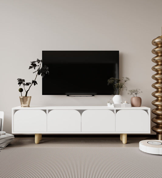 Έπιπλο Τηλεόρασης TV Βάση Σύνθεση Λευκό | 469ORN1701