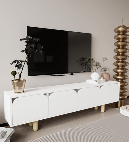 Έπιπλο Τηλεόρασης TV Βάση Σύνθεση Λευκό | 469ORN1701