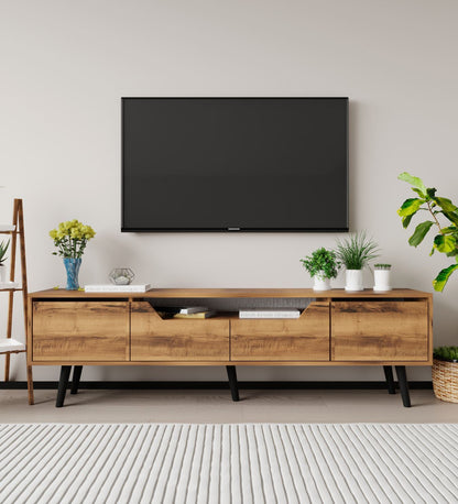 Έπιπλο Τηλεόρασης TV Βάση Σύνθεση Καρυδί | 469ORN1707