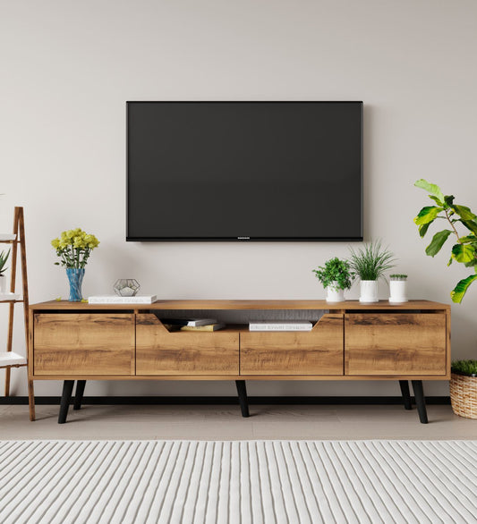Έπιπλο Τηλεόρασης TV Βάση Σύνθεση Καρυδί | 469ORN1707