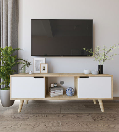 Έπιπλο Τηλεόρασης TV Βάση Σύνθεση Sapphire Δρυς Λευκό | 469ORN1720