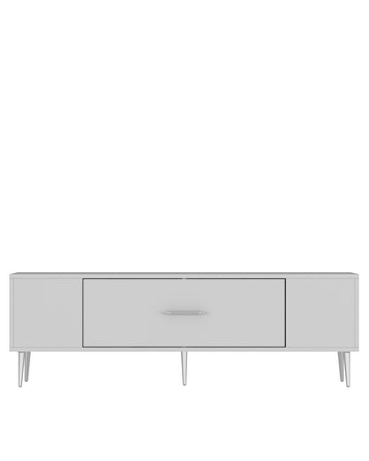 Έπιπλο Τηλεόρασης TV Βάση Σύνθεση Λευκό Silver | 475OLV1170