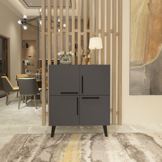 Μπουφές Ανθρακί 70x35x90cm | 475OLV1713