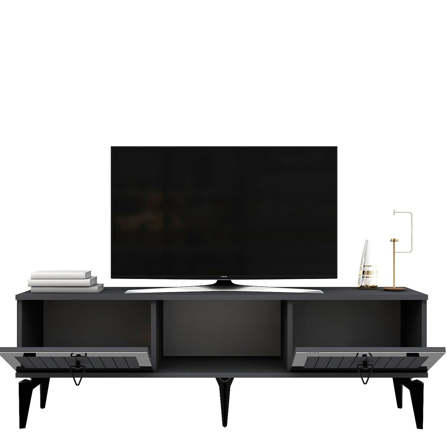 Έπιπλο Τηλεόρασης TV Βάση Σύνθεση Ανθρακί Silver | 475OLV2906