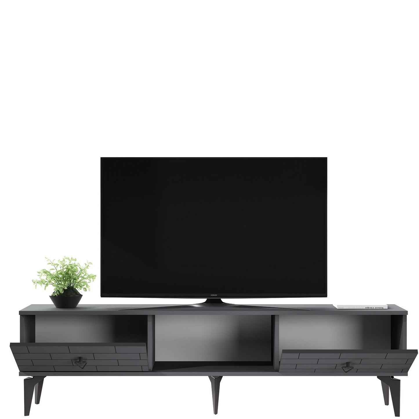 Έπιπλο Τηλεόρασης TV Βάση Σύνθεση Ανθρακί | 475OLV2927