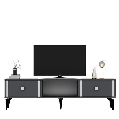 Έπιπλο Τηλεόρασης TV Βάση Σύνθεση Ανθρακί Silver | 475OLV2930