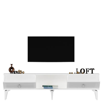 Έπιπλο Τηλεόρασης TV Βάση Σύνθεση Λευκό | 475OLV2934