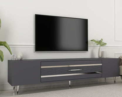 Έπιπλο Τηλεόρασης TV Βάση Σύνθεση Ανθρακί Silver | 475OLV3000