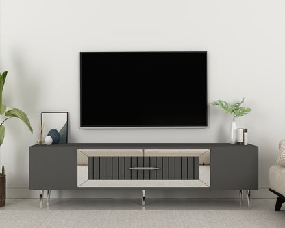 Έπιπλο Τηλεόρασης TV Βάση Σύνθεση Ανθρακί Silver | 475OLV3010