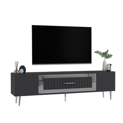 Έπιπλο Τηλεόρασης TV Βάση Σύνθεση Ανθρακί Silver | 475OLV3010