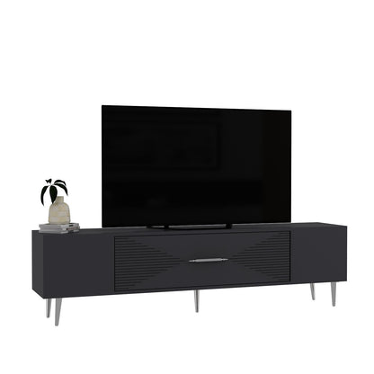 Έπιπλο Τηλεόρασης TV Βάση Σύνθεση Ανθρακί Silver | 475OLV3036