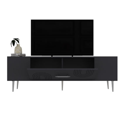 Έπιπλο Τηλεόρασης TV Βάση Σύνθεση Ανθρακί Silver | 475OLV3042