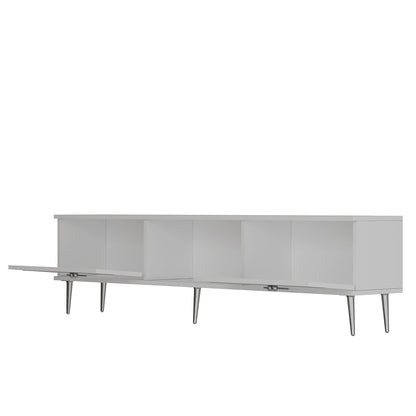 Έπιπλο Τηλεόρασης TV Βάση Σύνθεση Λευκό Silver | 475OLV3062