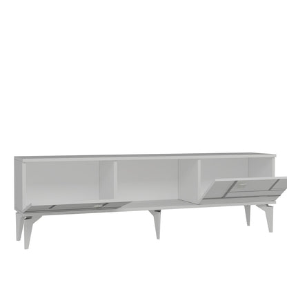 Έπιπλο Τηλεόρασης TV Βάση Σύνθεση Λευκό Silver | 475OLV3090