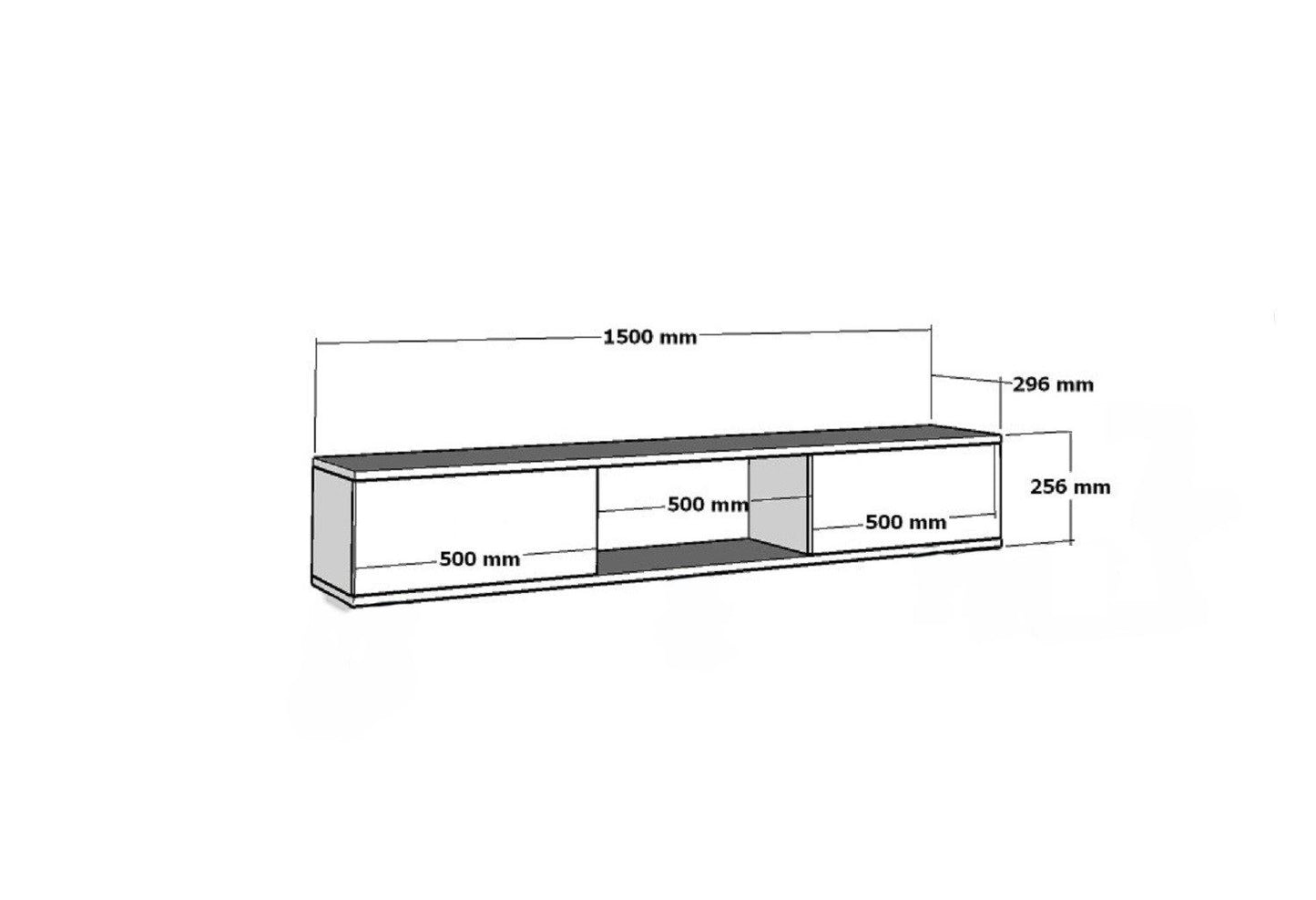 Έπιπλο Τηλεόρασης TV Βάση Σύνθεση Λευκό Silver | 475OLV3304