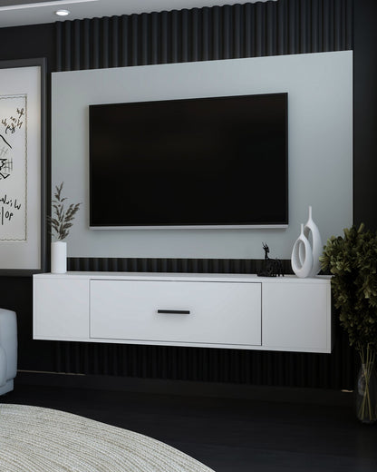 Έπιπλο Τηλεόρασης TV Βάση Σύνθεση Λευκό | 475OLV3308