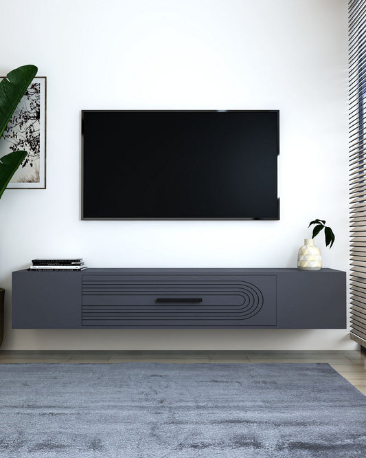 Έπιπλο Τηλεόρασης TV Βάση Σύνθεση Ανθρακί | 475OLV3315